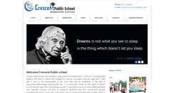 Desktop Screenshot of crescentpublicschoolmncy.com